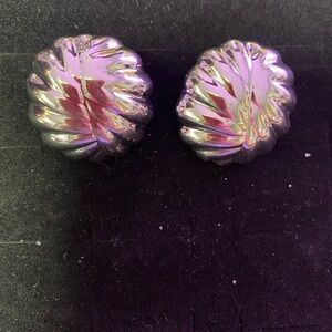 Silver Leaf Clip-On Earrings